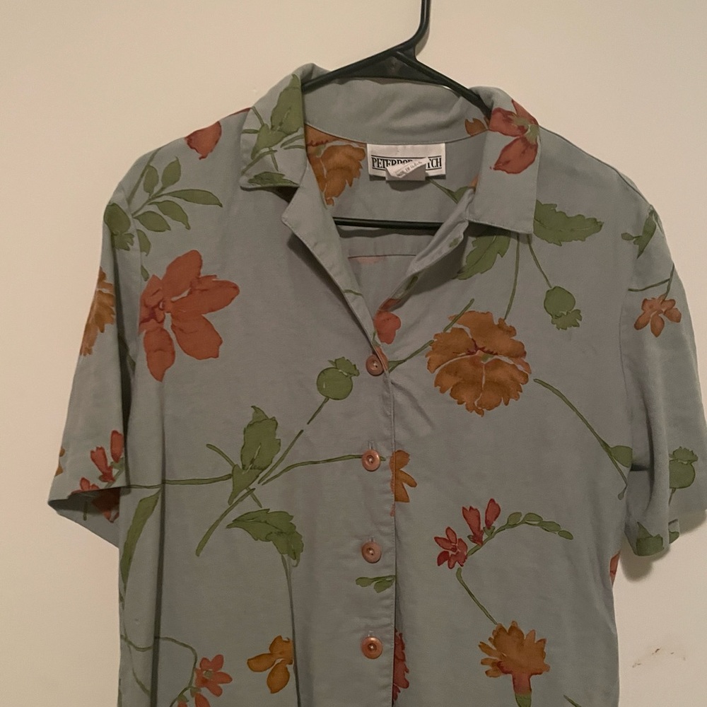 Peter Popovitch Floral Button Down